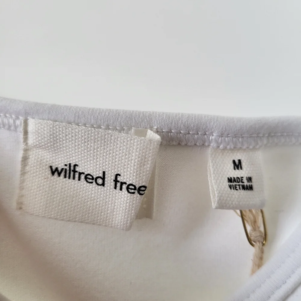 NWT Aritzia Halter Dress Wilfred Free Whistle Bodycon Medium - Picture 7 of 8